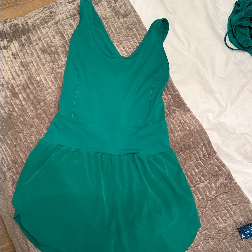 Athleta Vibrant Green Women’s  Romper
